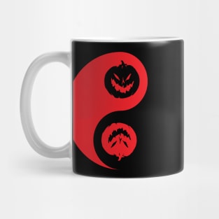 Yin Yang Jack-o-lantern Pumpkins Mug